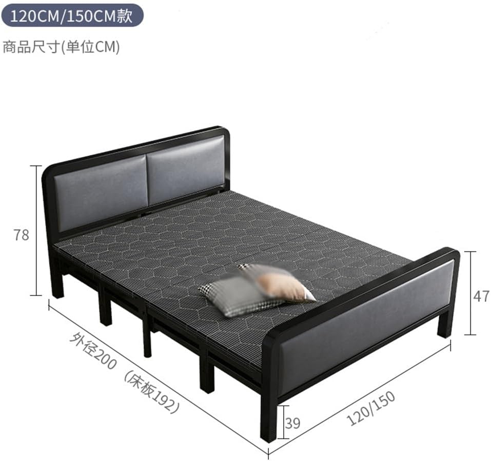 ブラック 195*97cm パイプベッド シングル 収納 北欧風 部屋 スチール